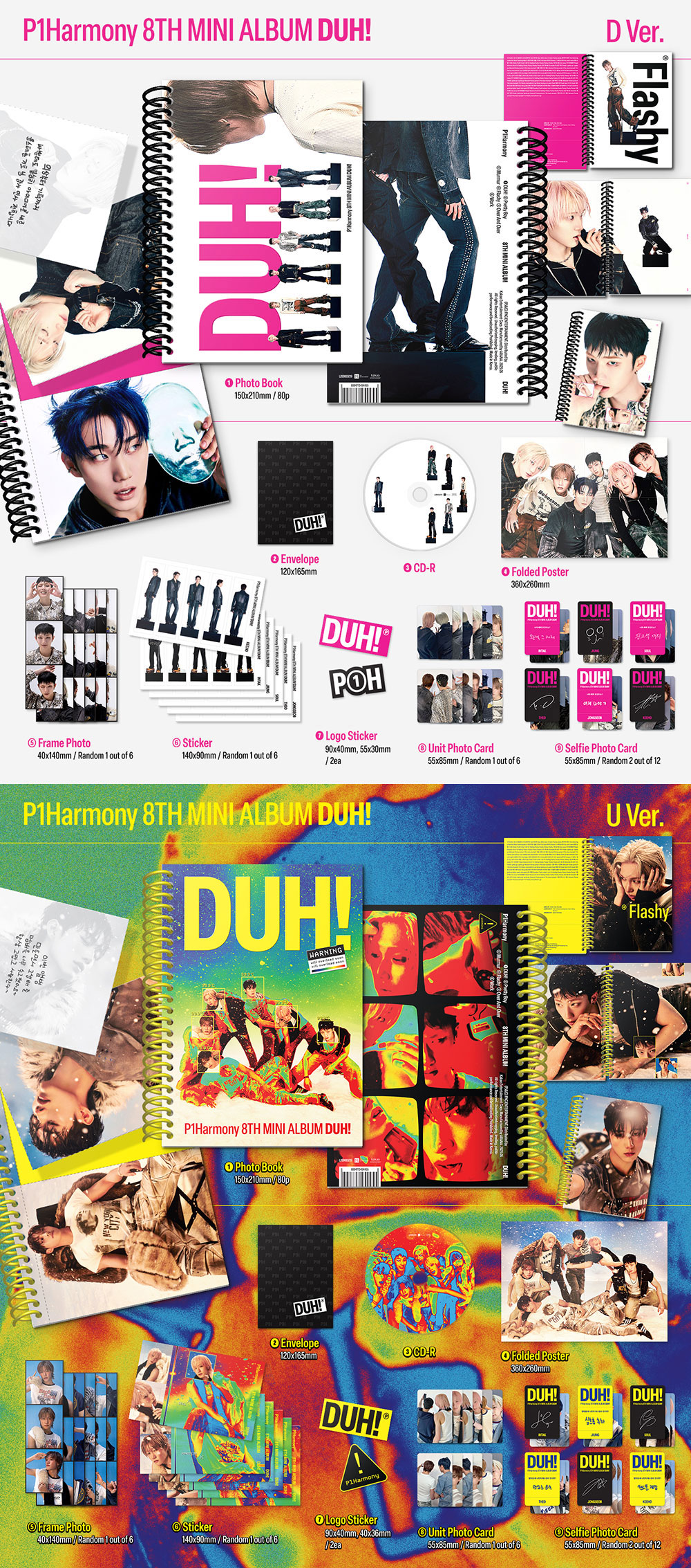 P1harmony „Duh!” Album Ver.U - obrazek 2