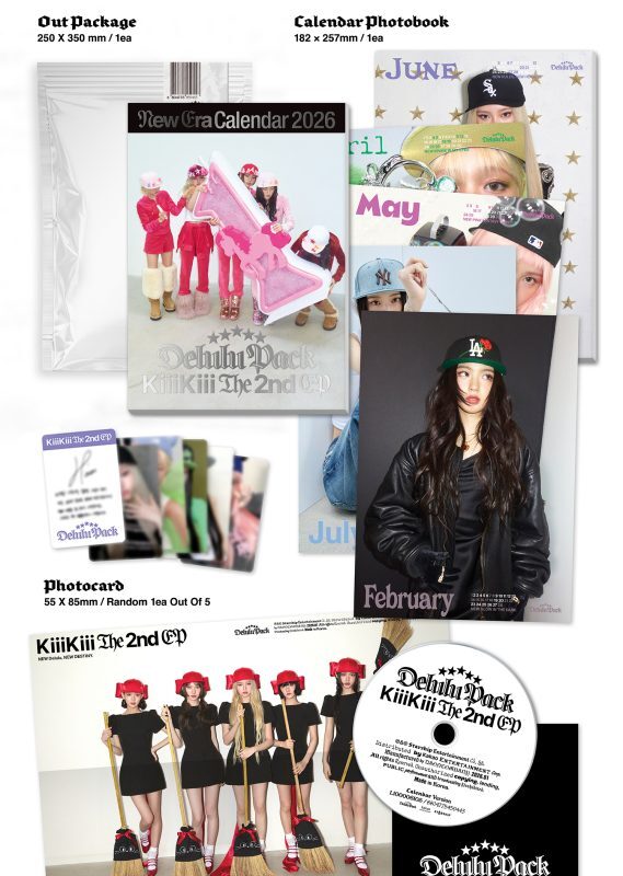 KiiiKiii Delulu Pack Album Calendar Ver.