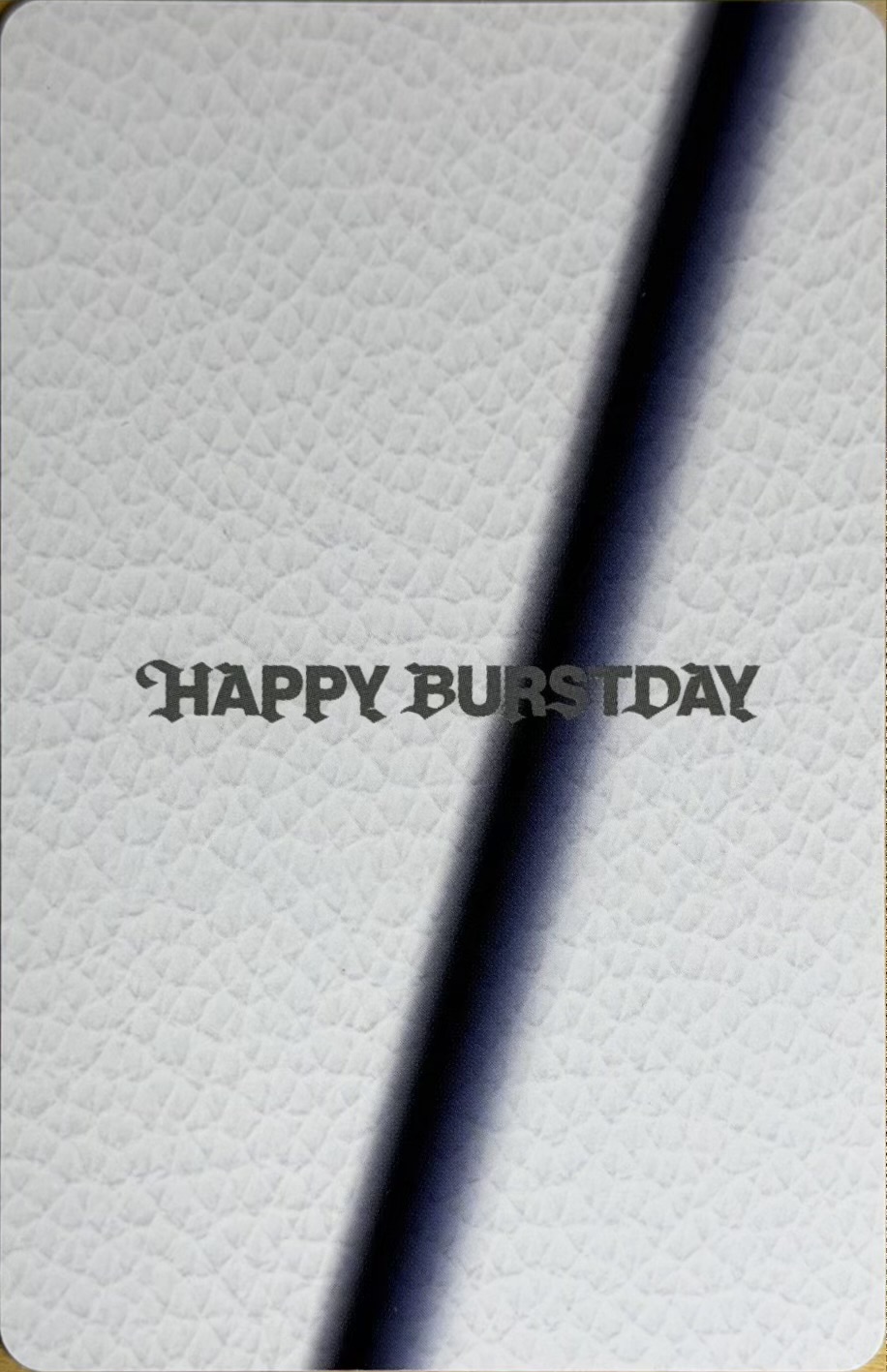 Seventeen Wonwoo „Happy Burstday” photocard - obrazek 2