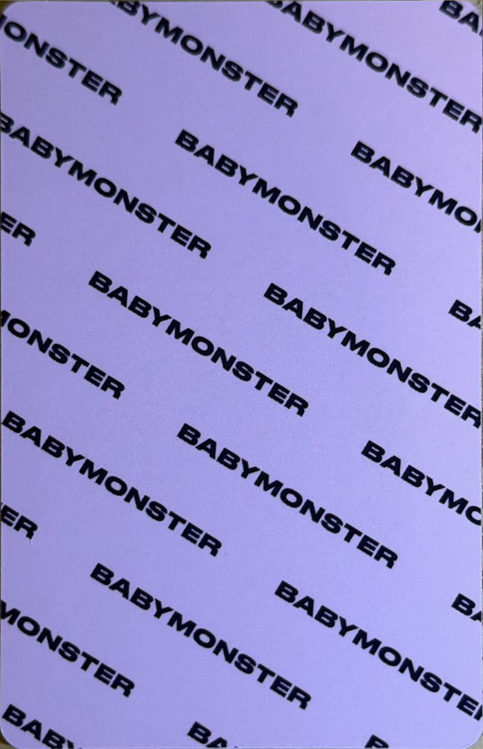 Babymonster Asa „CHOOM” photocard - obrazek 2