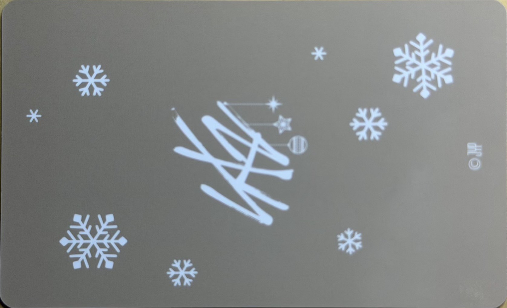 Stray Kids Jeongin „Christmas” photocard - obrazek 2