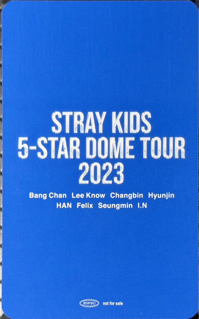 Stray Kids Jeongin „5-Star Dome Tour 2023” photocard - obrazek 2