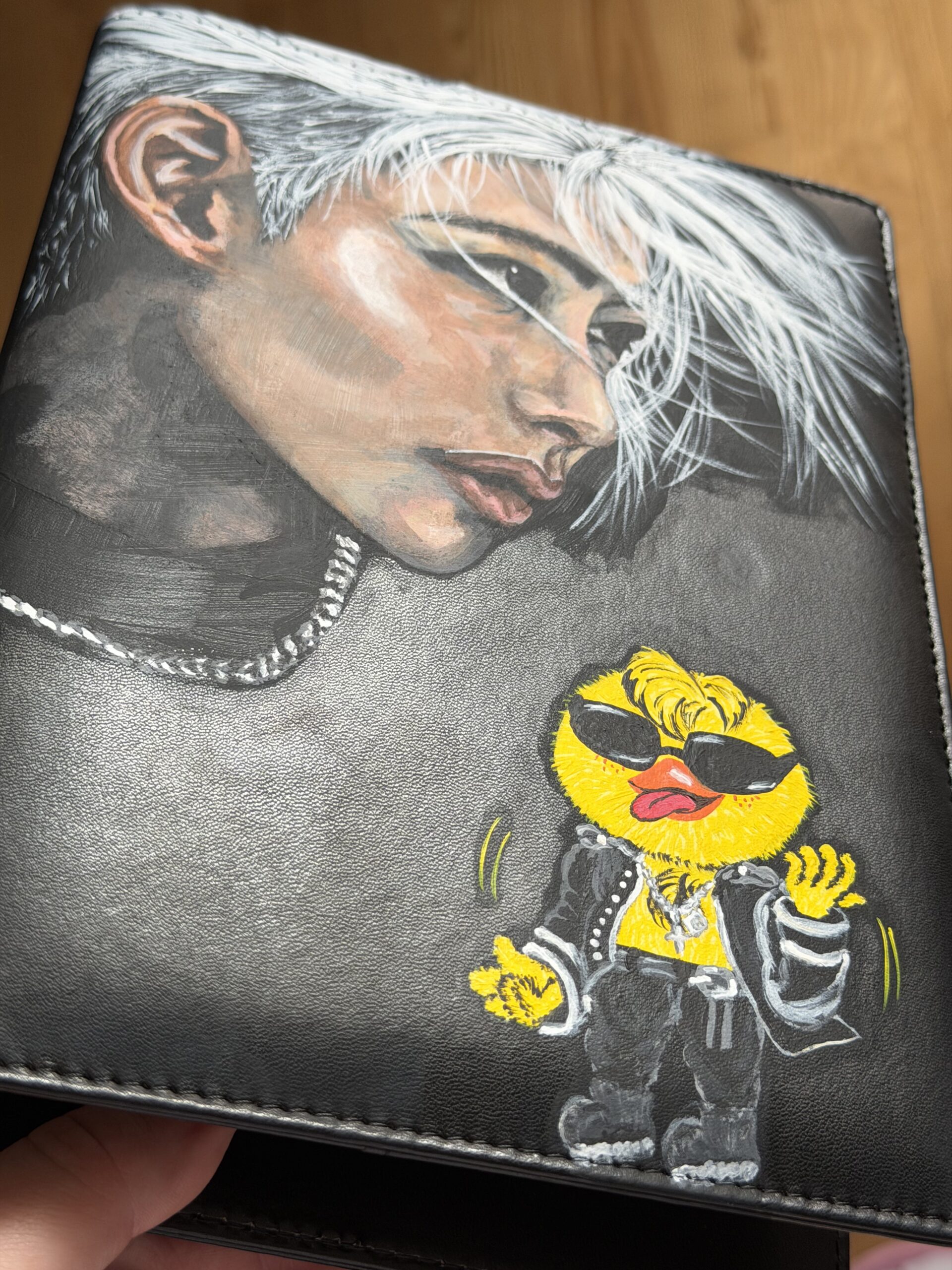 Binder na kart Felix BokkAri Ręcznie malowany - FANMADE - obrazek 2