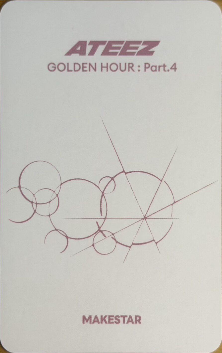 Ateez Jongho „Golden Hour part.4” Makestar Pob - obrazek 2