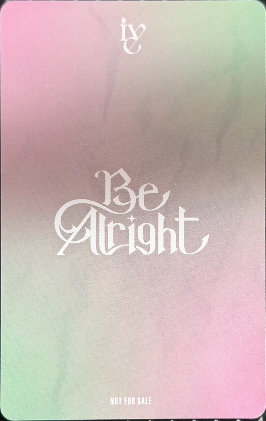 IVE Leeseo „Be Alright” Japan Lucky Draw - obrazek 2