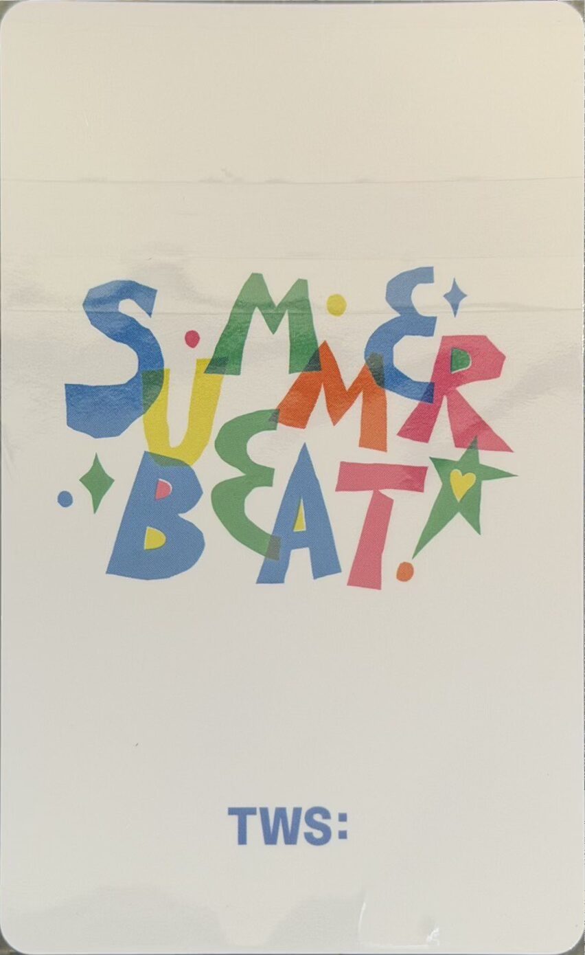 TWS Kyungmin „Summer Beat!” Japan pob photocard - obrazek 2